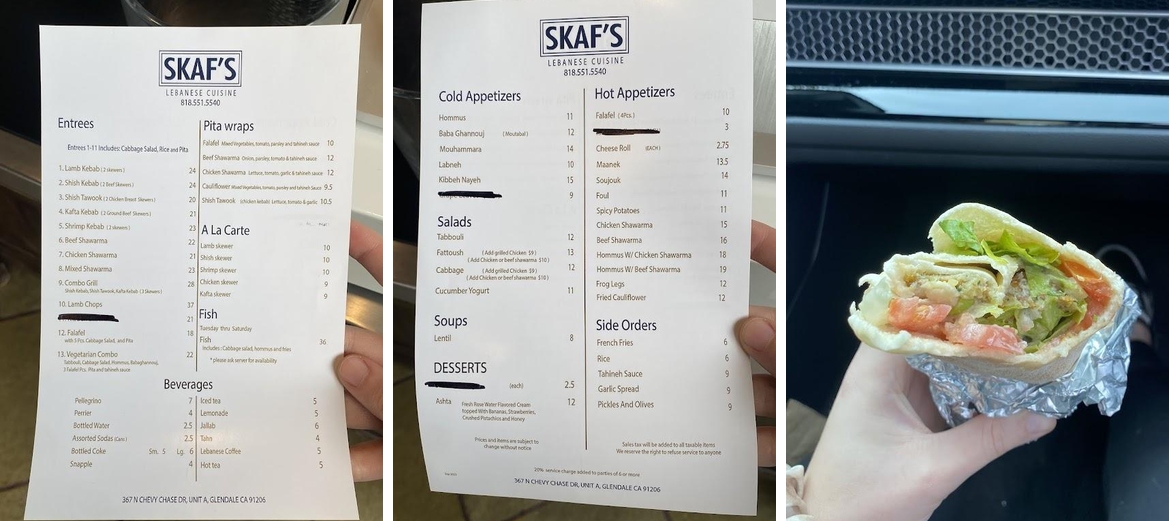 Skaf's Lebanese Cuisine