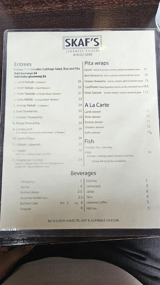 Skaf's Lebanese Cuisine Baba Ghannouj